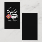 Spanischer Kaffee Lover Pun Funny Coffein Abhängig Visitenkarte (Vorne/Hinten)
