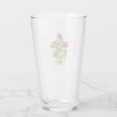 Spanischer Kaktus Mustache Hat Fiesta Text Artisan Glas (Rückseite)