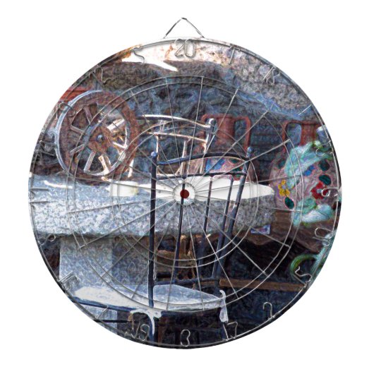 Spanischer Kaktus Stillleben Dartscheibe (vorne)