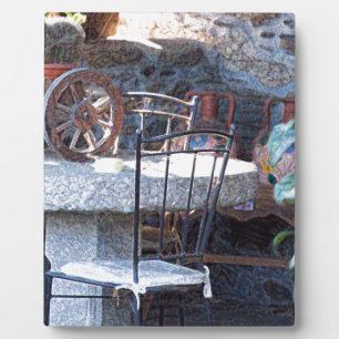 Spanischer Kaktus Stillleben Fotoplatte