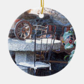 Spanischer Kaktus Stillleben Keramikornament (Vorne)