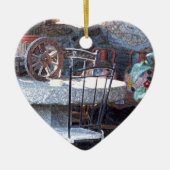 Spanischer Kaktus Stillleben Keramikornament (Vorne)