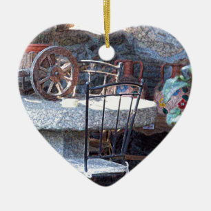 Spanischer Kaktus Stillleben Keramikornament