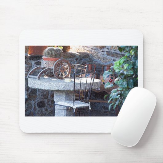 Spanischer Kaktus Stillleben Mousepad (Mit Mouse)