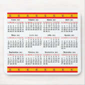 Spanischer Kalender 2021 Mousepad (Vorne)