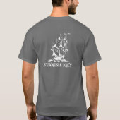 Spanischer Key-T - Shirt - Weißes Logo (Rückseite)