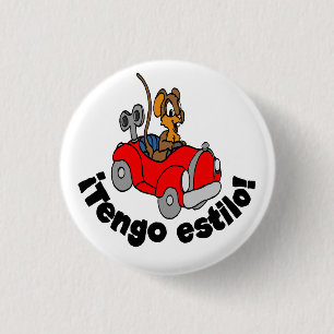 Spanischer Knopf - "¡ Tengo estilo! " Button