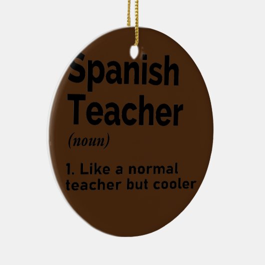 Spanischer Lehrer Definition Lehrer Keramik Ornament (Rechts)