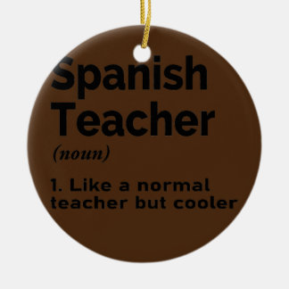 Spanischer Lehrer Definition Lehrer Keramik Ornament