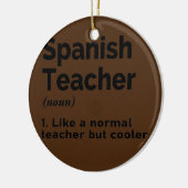 Spanischer Lehrer Definition Lehrer Keramik Ornament (Links)