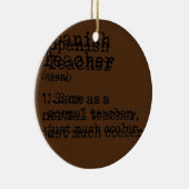 Spanischer Lehrer Definition Lehrer Keramik Ornament (Rechts)