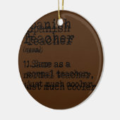 Spanischer Lehrer Definition Lehrer Keramik Ornament (Links)