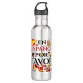 Spanischer Lehrer En Espanol Pour Edelstahlflasche (Vorderseite)