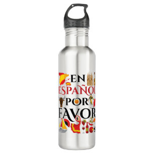 Spanischer Lehrer En Espanol Pour Edelstahlflasche
