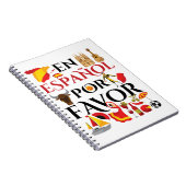 Spanischer Lehrer En Espanol Pour Gefallen Notizblock (Rechte Seite)