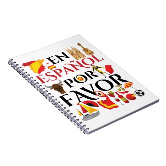 Spanischer Lehrer En Espanol Pour Gefallen Notizblock (Rechte Seite)