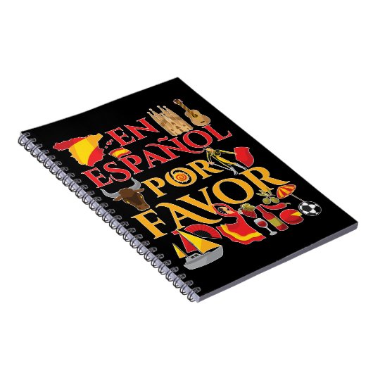 Spanischer Lehrer En Espanol Pour Gefallen Notizblock (Rechte Seite)