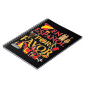 Spanischer Lehrer En Espanol Pour Gefallen Notizblock (Linke Seite)