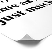 Spanischer Lehrer Funny Definition Poster (Ecke)