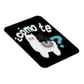 Spanischer Lehrer Funny Llama Lover Alpaca Niedlic Magnet (Rechte Seite)