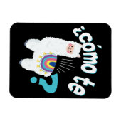 Spanischer Lehrer Funny Llama Lover Alpaca Niedlic Magnet (Horizontal)