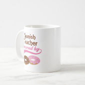 Spanischer Lehrer-lustiges Geschenk Kaffeetasse (Vorderseite Links)