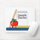 Spanischer Lehrer (Notizbuch) Mousepad (Mit Mouse)