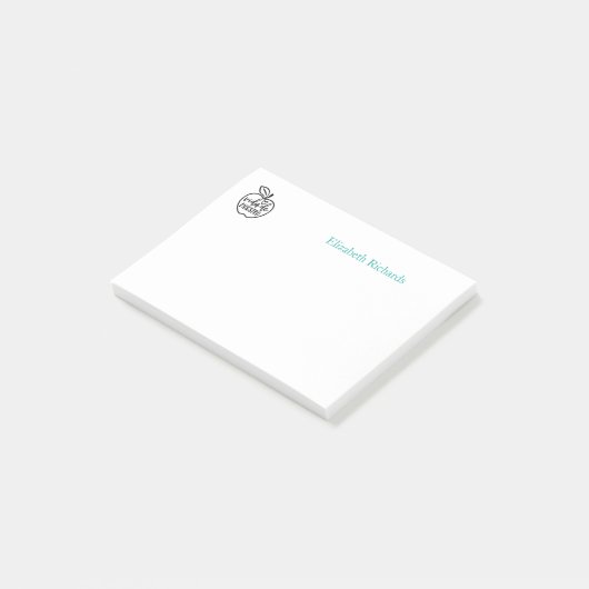 Spanischer Lehrer Vida de Maestra Post-it Klebezettel (angewinkelt)