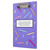 Spanischer Lehrer Vielen Dank Mejor Maestra del Mu Klemmbrett (Links)