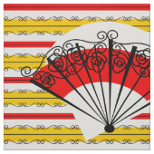 Spanischer Lüfterstreifen, Großdruck Stoff (Muster)