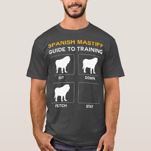 Spanischer Mastiff-Leitfaden zum Training von Geho T-Shirt (Vorderseite)
