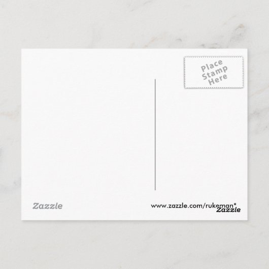 Spanischer Moos Postkarte (Rückseite)