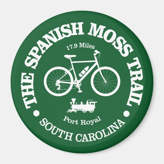 Spanischer Moosweg (Radfahren) Magnet (Vorne)