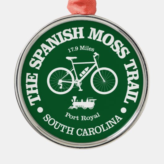Spanischer Moosweg (Radfahren) Ornament Aus Metall (Vorne)