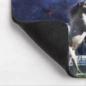 Spanischer Mustang Eagle, Fantasy Horses Mousepad (Ecke)