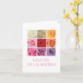 Spanischer Muttertag des Glücks Karte (Gelbe Blume)