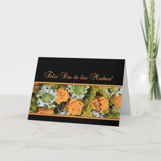 Spanischer Muttertag des Glücks Karte (Vorderseite)