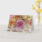 Spanischer Muttertag des Glücks Karte (Gelbe Blume)