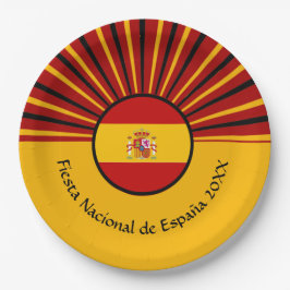 Spanischer Nationalfeiertag Spanien Hispanic Pappteller