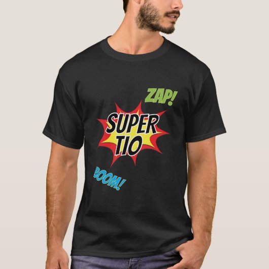 Spanischer Onkel Geschenk Regalo Para Tio El Super T-Shirt (Vorderseite)