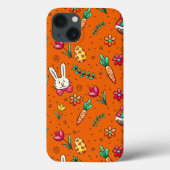 Spanischer Orange Oaster Patchingcase Case-Mate iPhone Hülle (Rückseite)