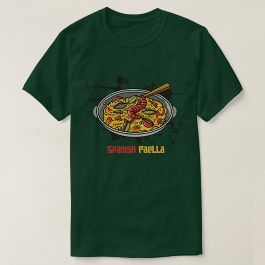 Spanischer Paella-Tag-März T-Shirt (Design vorne)