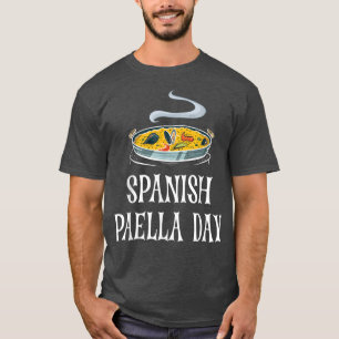 Spanischer Paella-TagNationales kulinarisches Erbe T-Shirt