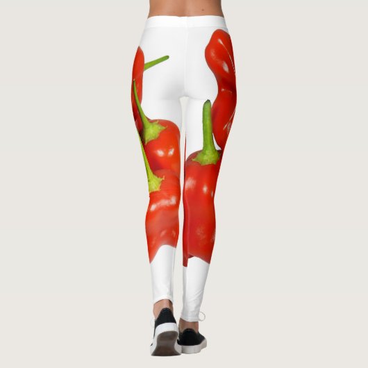 Spanischer Pfeffer Chinense Paprika-Leggings Leggings (Rückseite)
