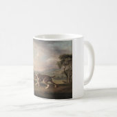 Spanischer Pointer Dog (von George Stubbs) Kaffeetasse (VorderseiteRechts)