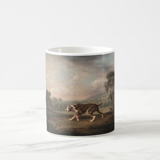 Spanischer Pointer Dog (von George Stubbs) Kaffeetasse (Mittel)