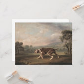 Spanischer Pointer Dog (von George Stubbs) Karte (Vorderseite/Rückseite Beispiel)