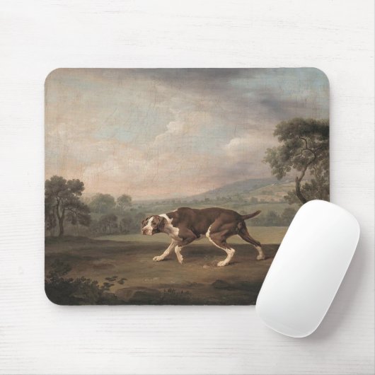 Spanischer Pointer Dog (von George Stubbs) Mousepad (Mit Mouse)