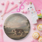 Spanischer Pointer Dog (von George Stubbs) Pappteller (Party)