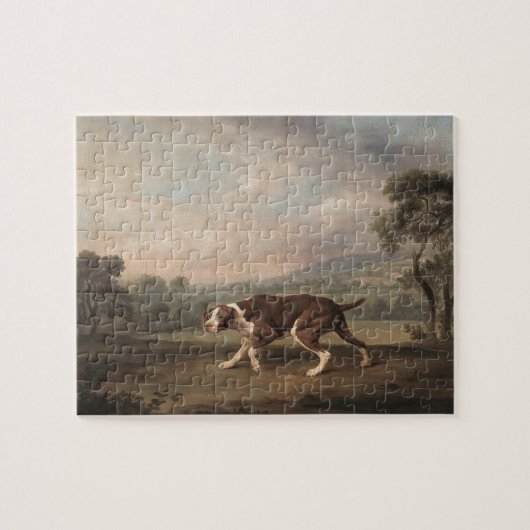 Spanischer Pointer Dog (von George Stubbs) Puzzle (Horizontal)